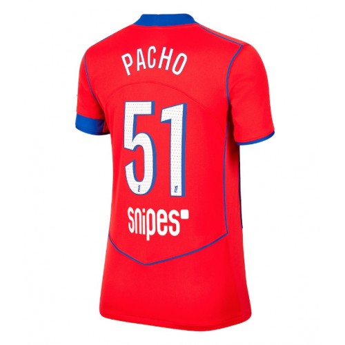 Ženski Nogometni dresi Paris Saint-Germain Willian Pacho #51 Tretji 2025-26 Kratek Rokav